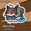 Hera Kita Stay Hydrated Sticker - Master Biggles