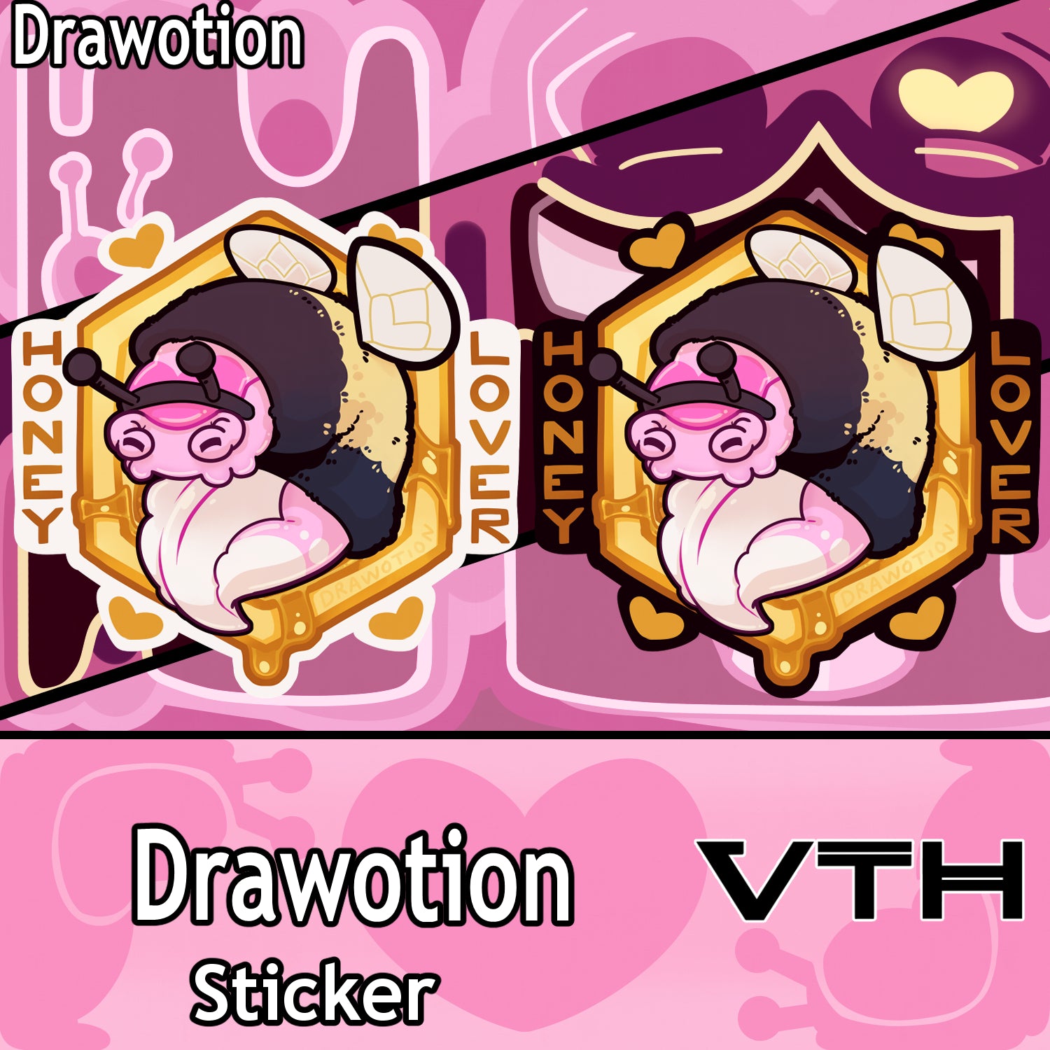 Drawotion Honey Lover Sticker