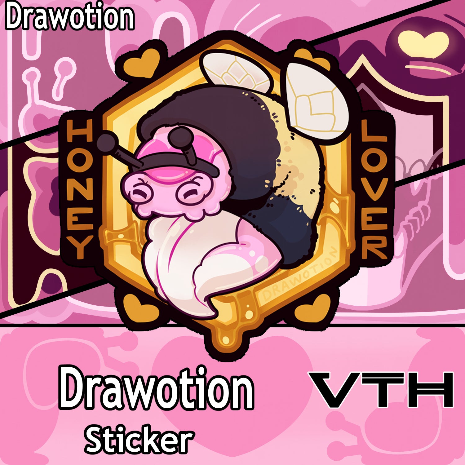 Drawotion Honey Lover Sticker