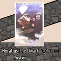HoratiusTheDwarf Barista of the Mountain Top Poster