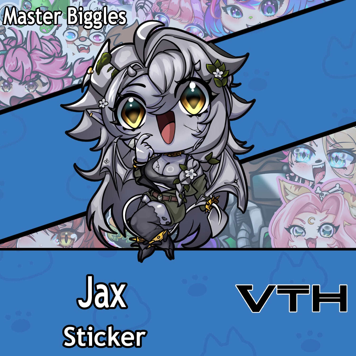 Jax Chibi Sticker - Master Biggles