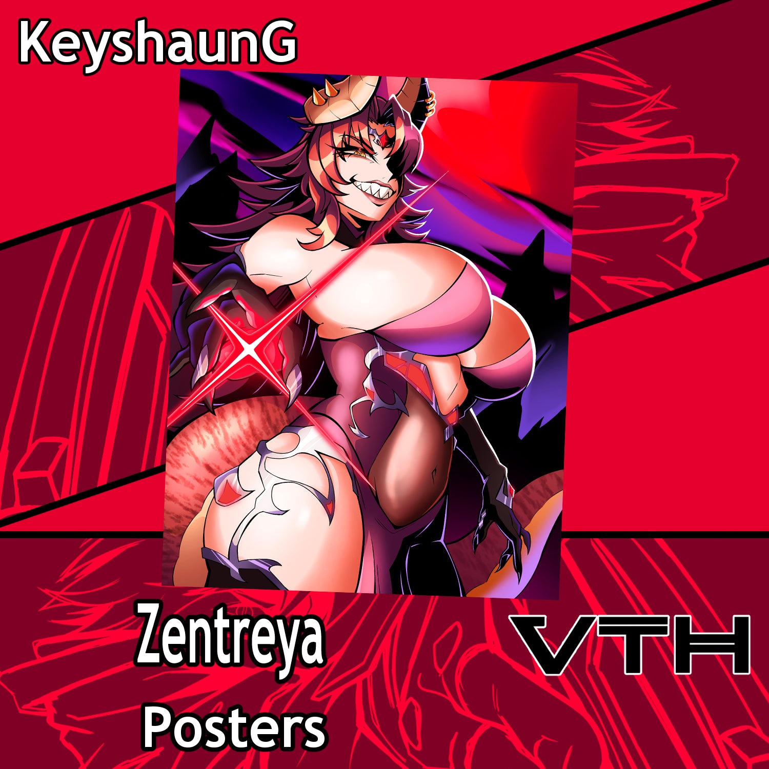 Dungeon Master Zentreya Poster - KeyshaunG
