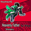 Heavenly Father Sticker - KeyshaunG