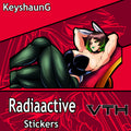 Bunny Girl RadiaActive Sticker - KeyshaunG