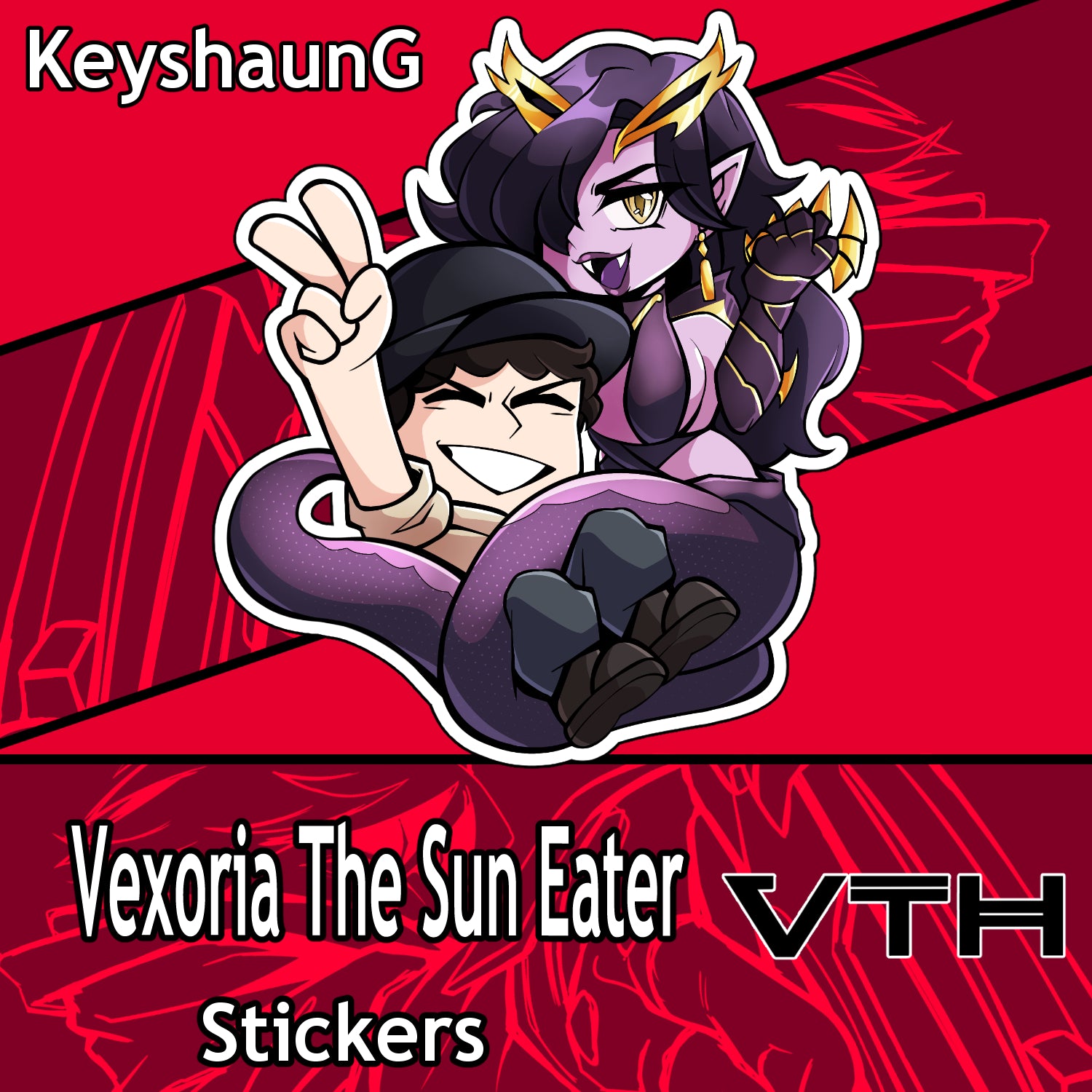 Vexoria The Sun Eater Sticker - KeyshaunG