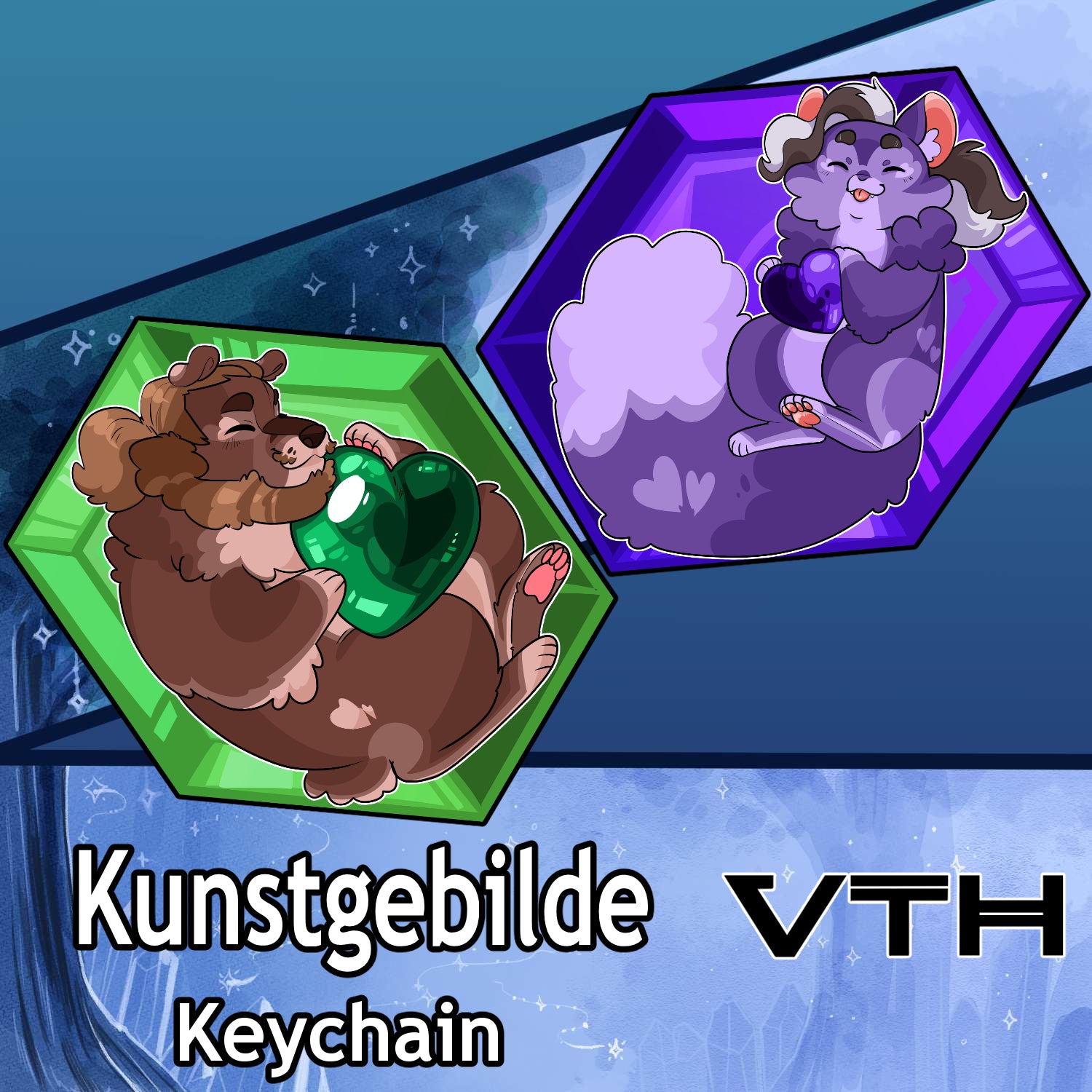 Kunstgebilde Gems Keychain