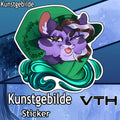 Kunstgebilde Wink Sticker