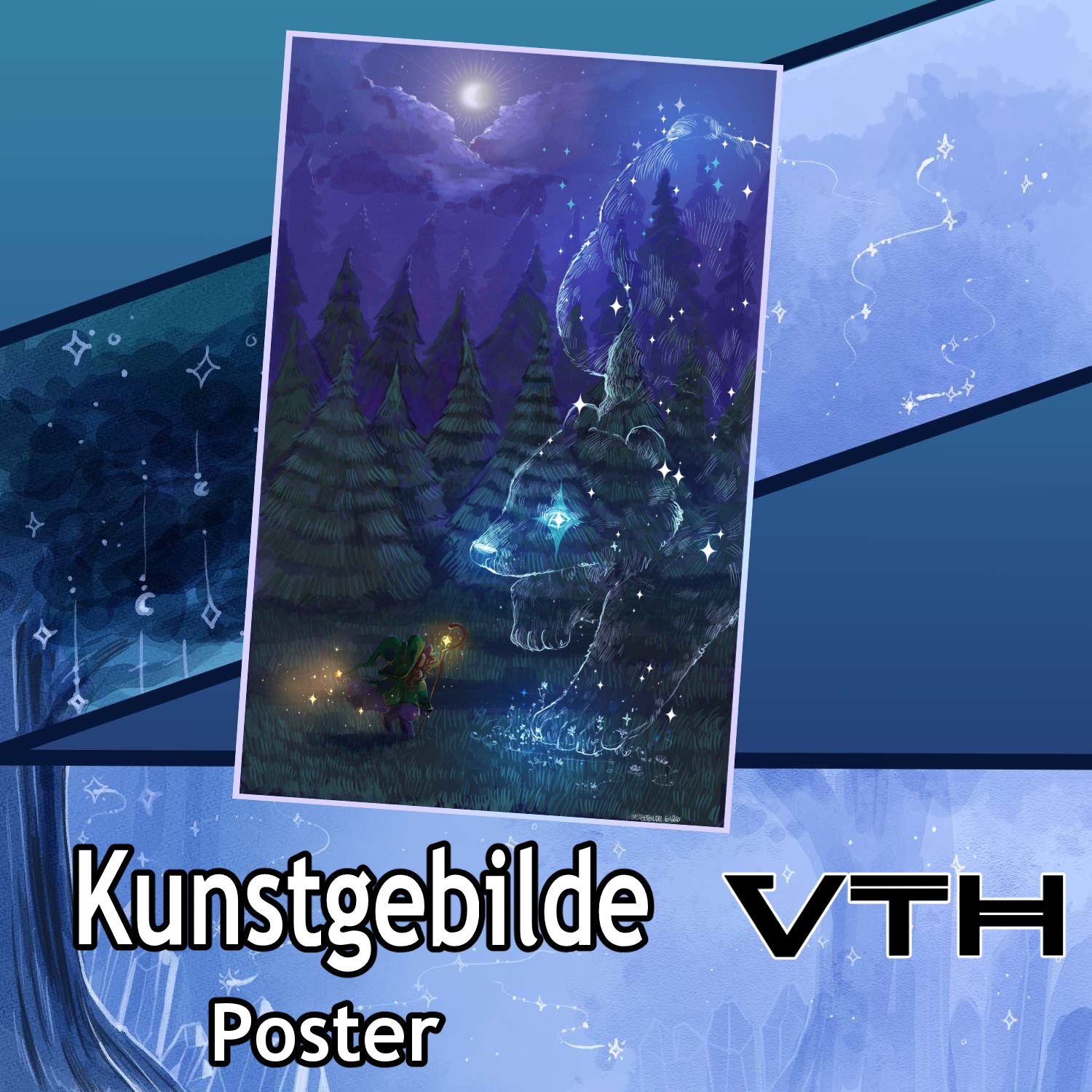 Kunstgebilde Starlight Poster