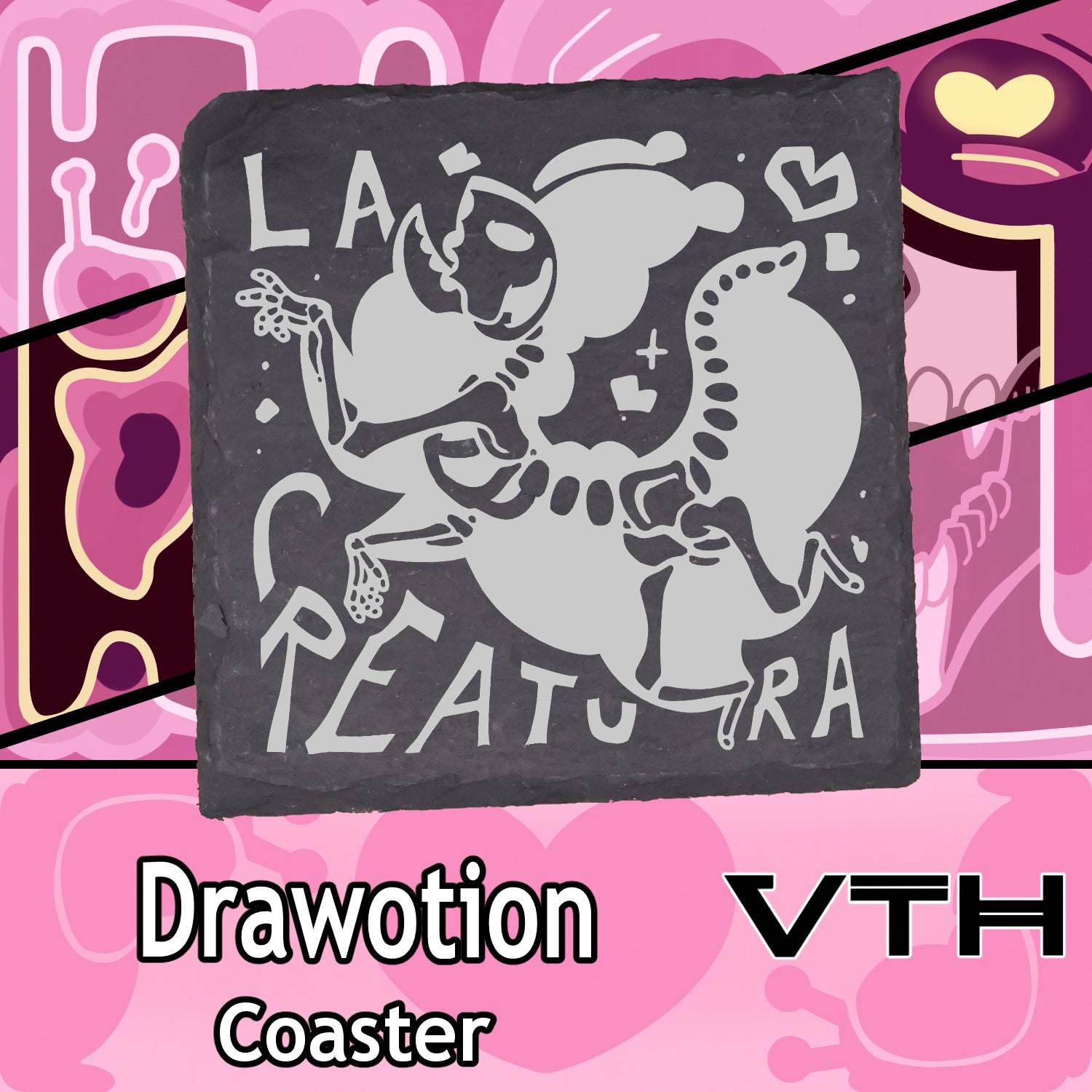 Drawotion La Creatura Coaster