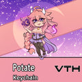 Potate Little Goddess Keychain
