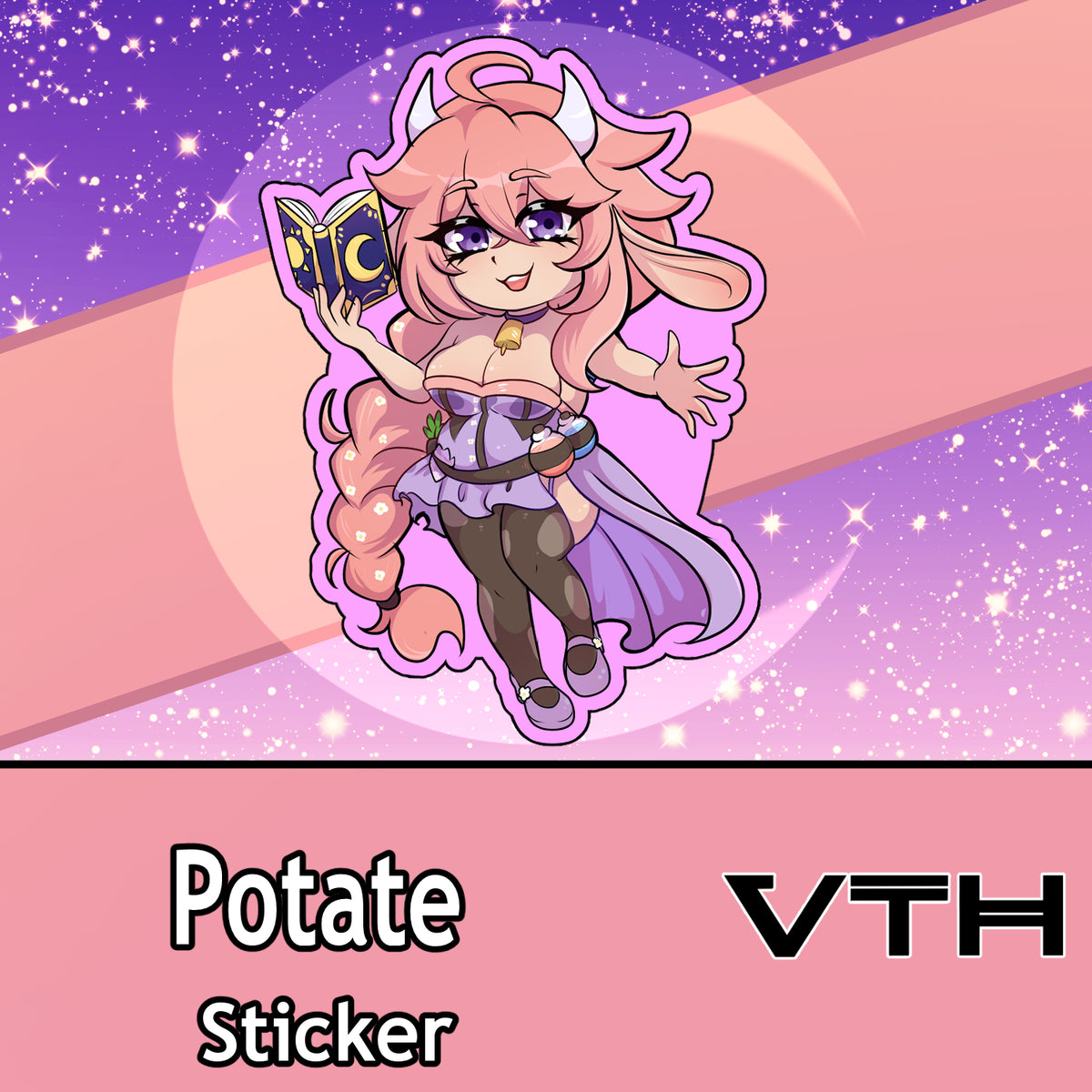 Potate Little Goddess Sticker
