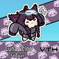 Luna Ccino Cheer Sticker
