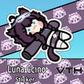 Luna Ccino Ded Sticker