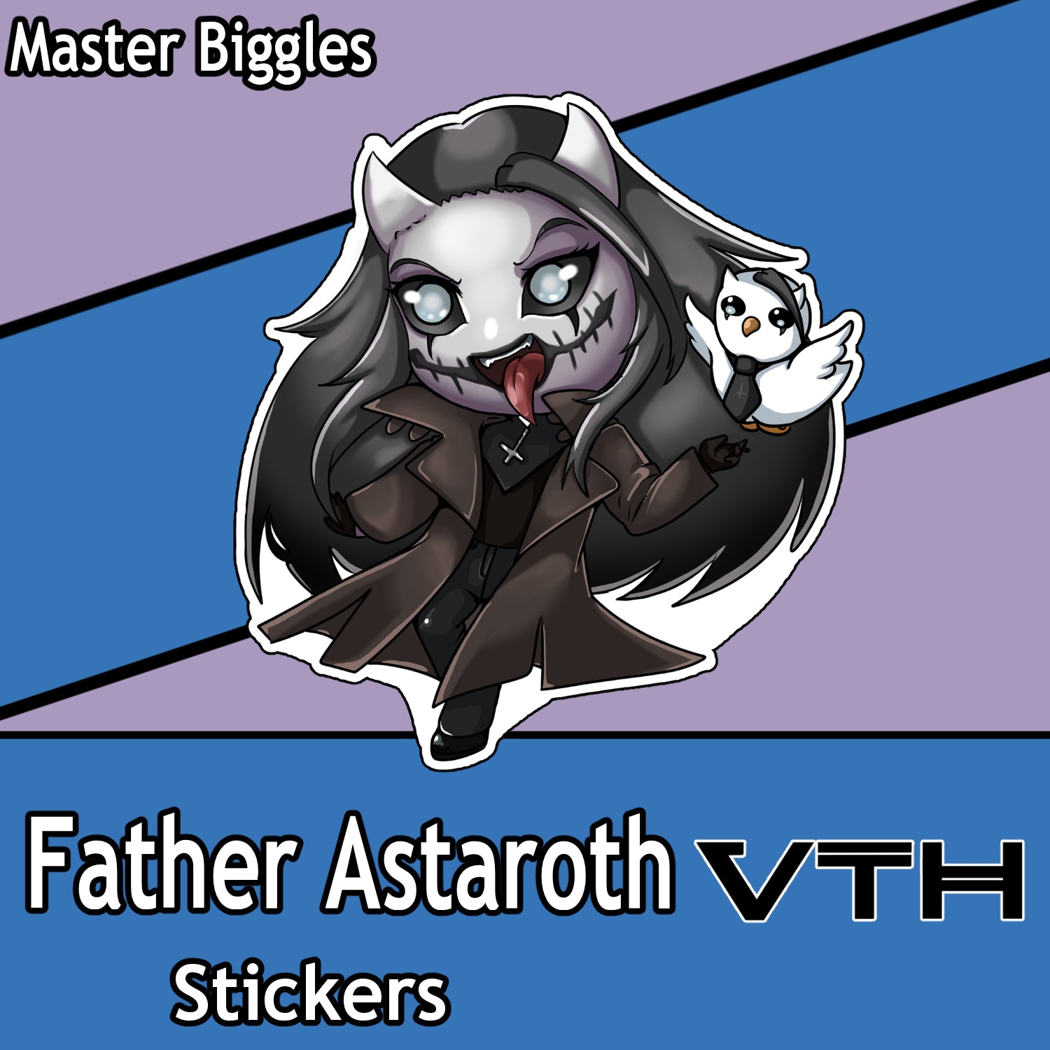 Chibi Father Astaroth Sticker - Master Biggles