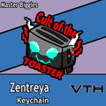Zentreya Cult of the Toaster Keychain - Master Biggles