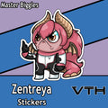 Chibi Zentreya Gecko Middle Finger - Master Biggles