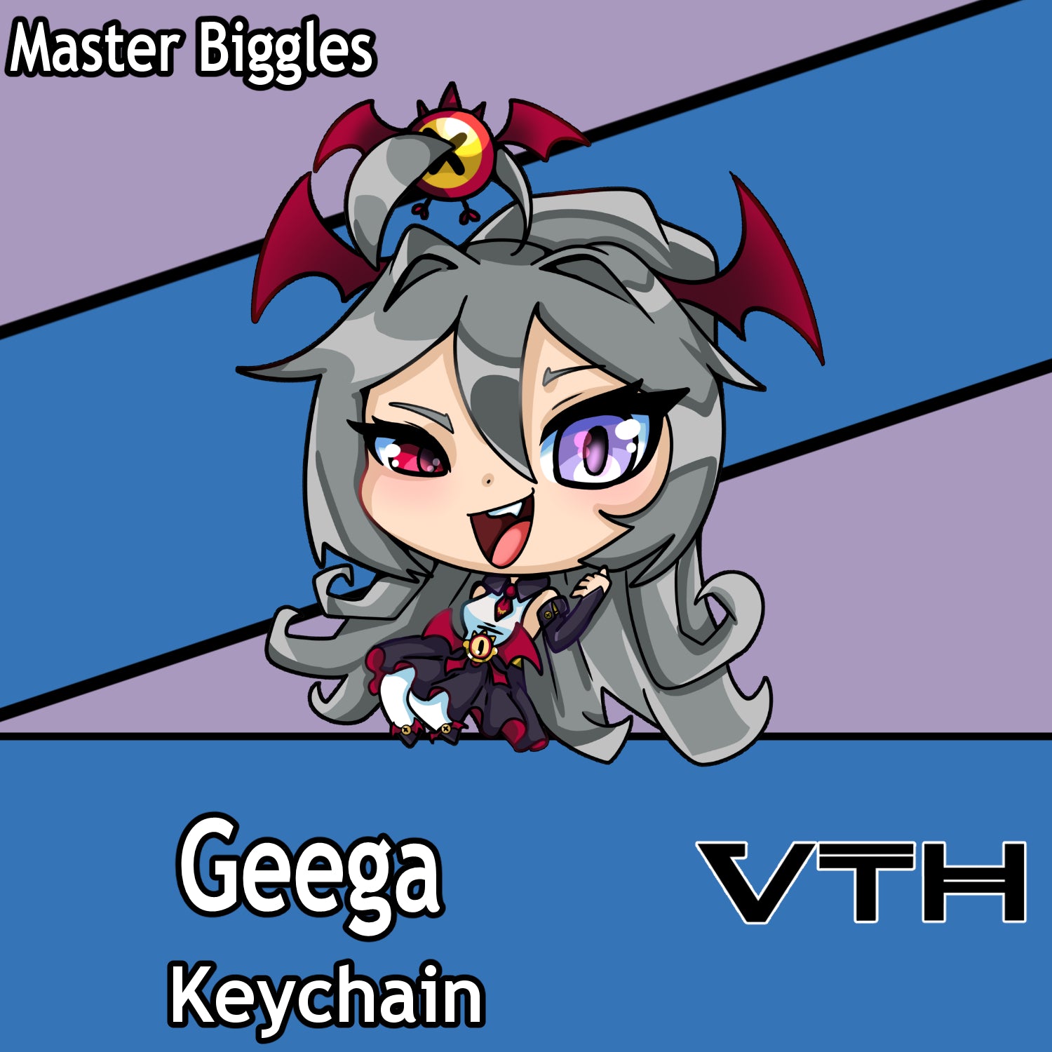 Chibi Geega Keychain - Master Biggles