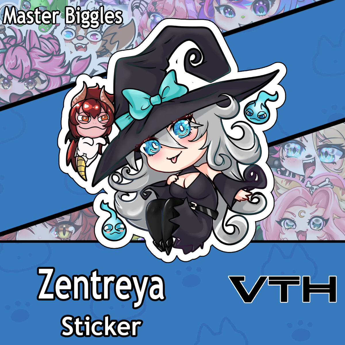 Witchy Zentreya Sticker - Master Biggles