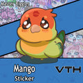 Mango Smooches Sticker - Master Biggles