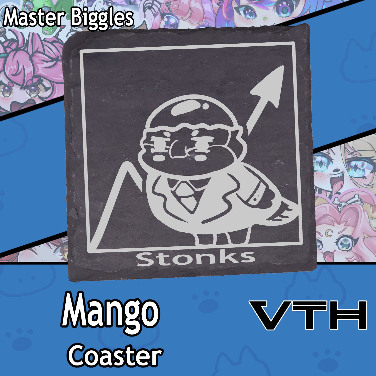 Mango Stonks Coaster - Master Biggles