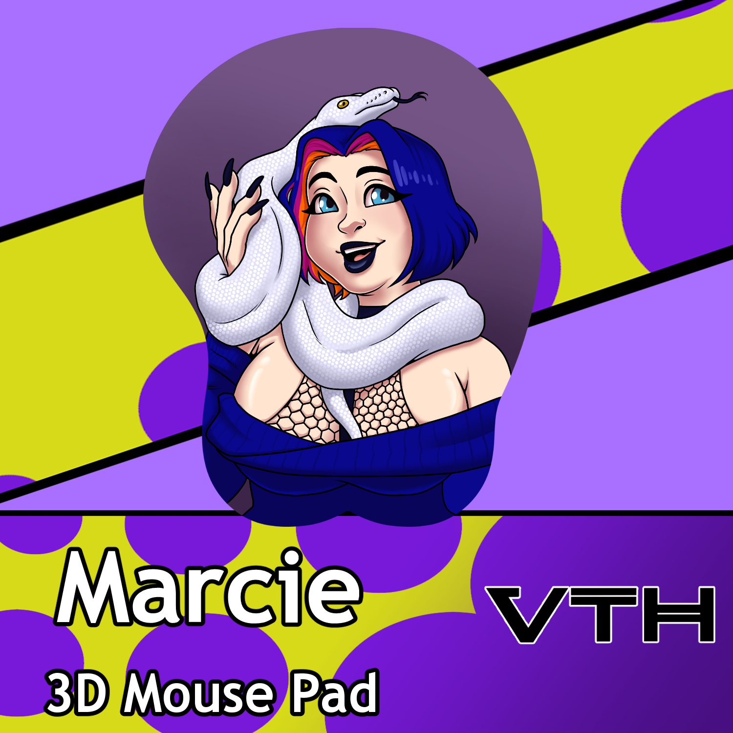 Marcie 3D Mousepad - TrashQwn