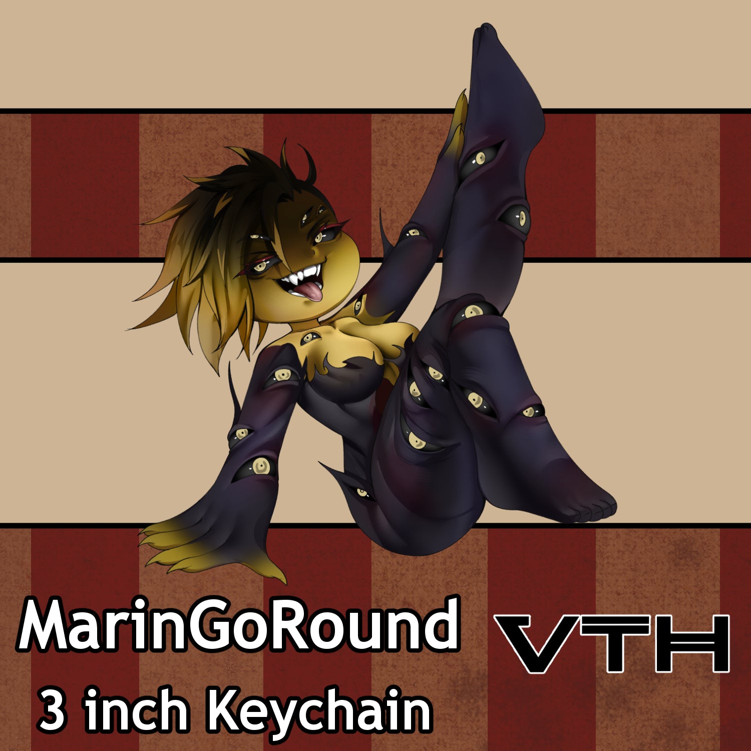 MarinGoRound Mistress Of Darkness Keychain