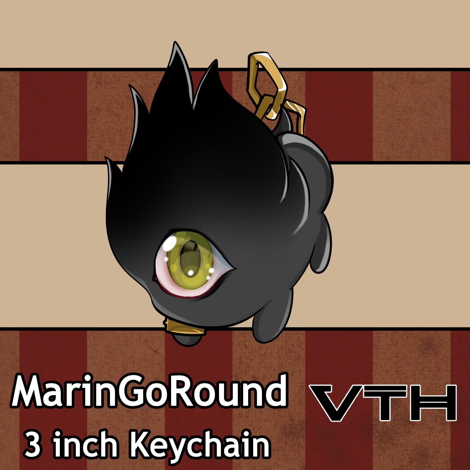MarinGoRound 'Lil Show Keychain