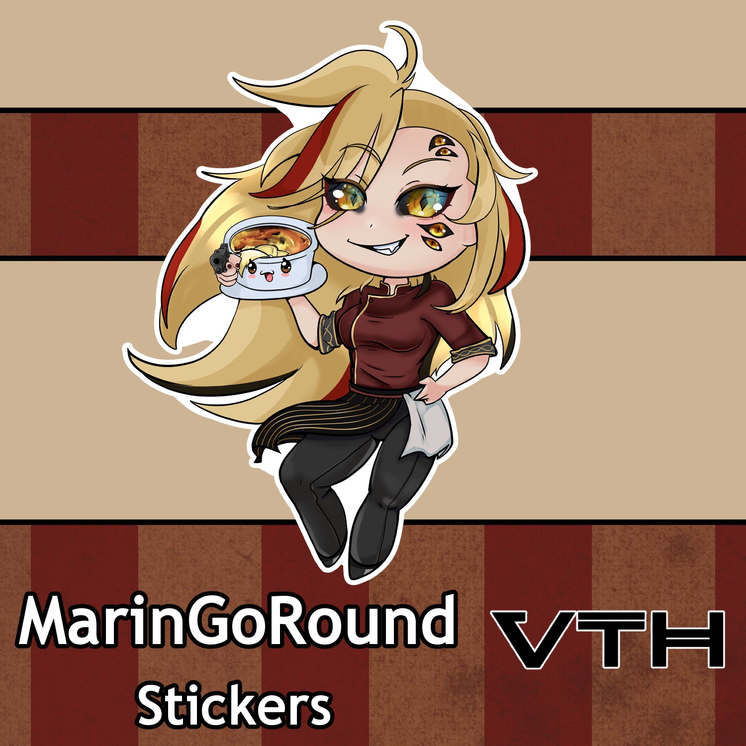 MarinGoRound Crime Brulee Sticker