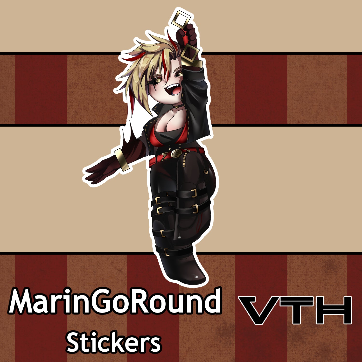 MarinGoRound Jump Sticker