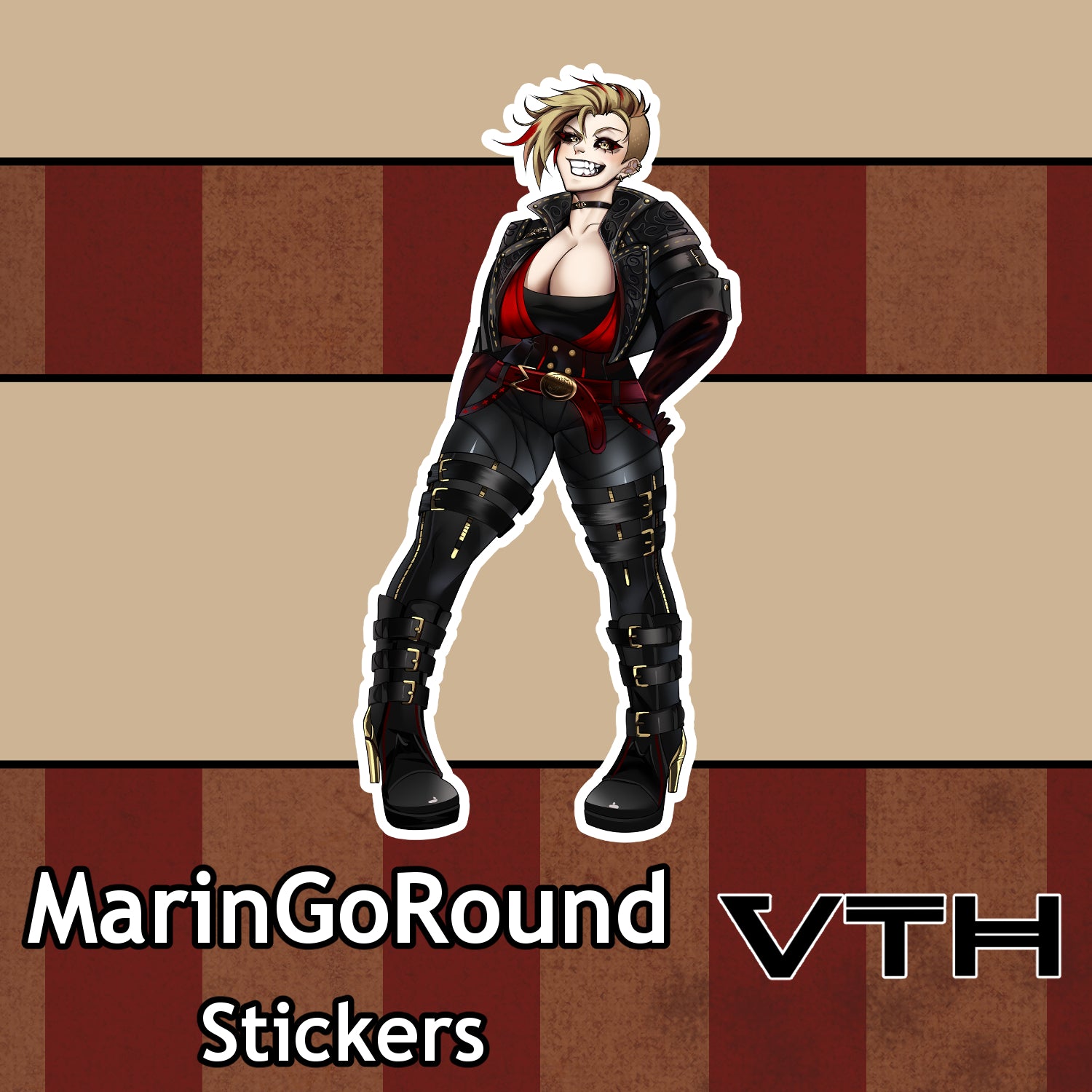 MarinGoRound Ringleader Sticker
