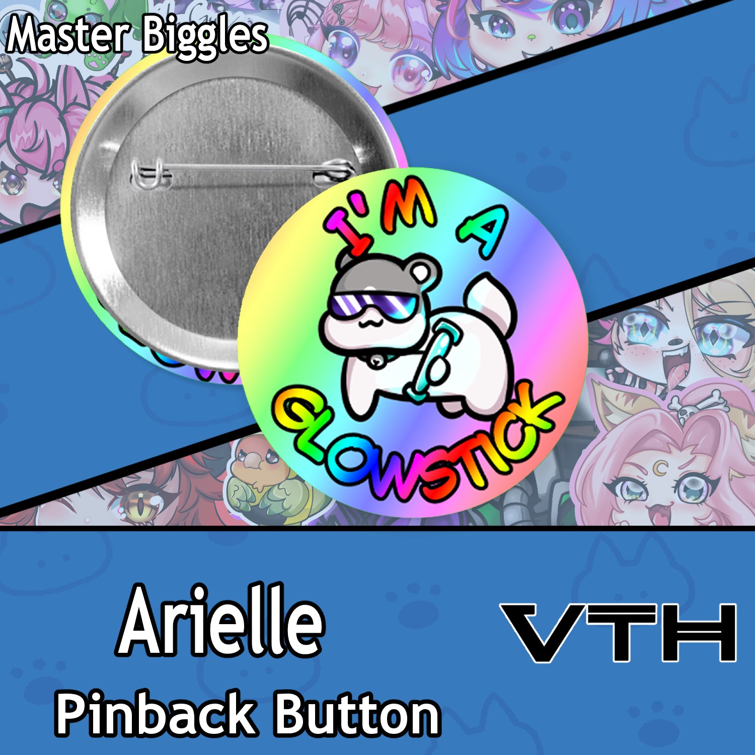 Community Fan Pinback Buttons - Master biggles