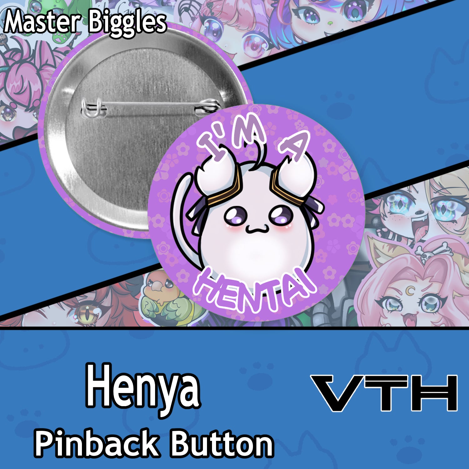 Community Fan Pinback Buttons - Master biggles