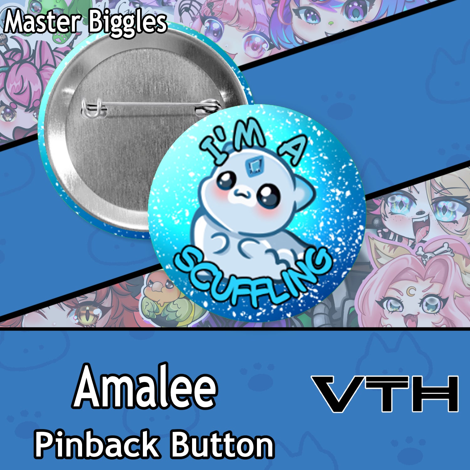 Community Fan Pinback Buttons - Master biggles
