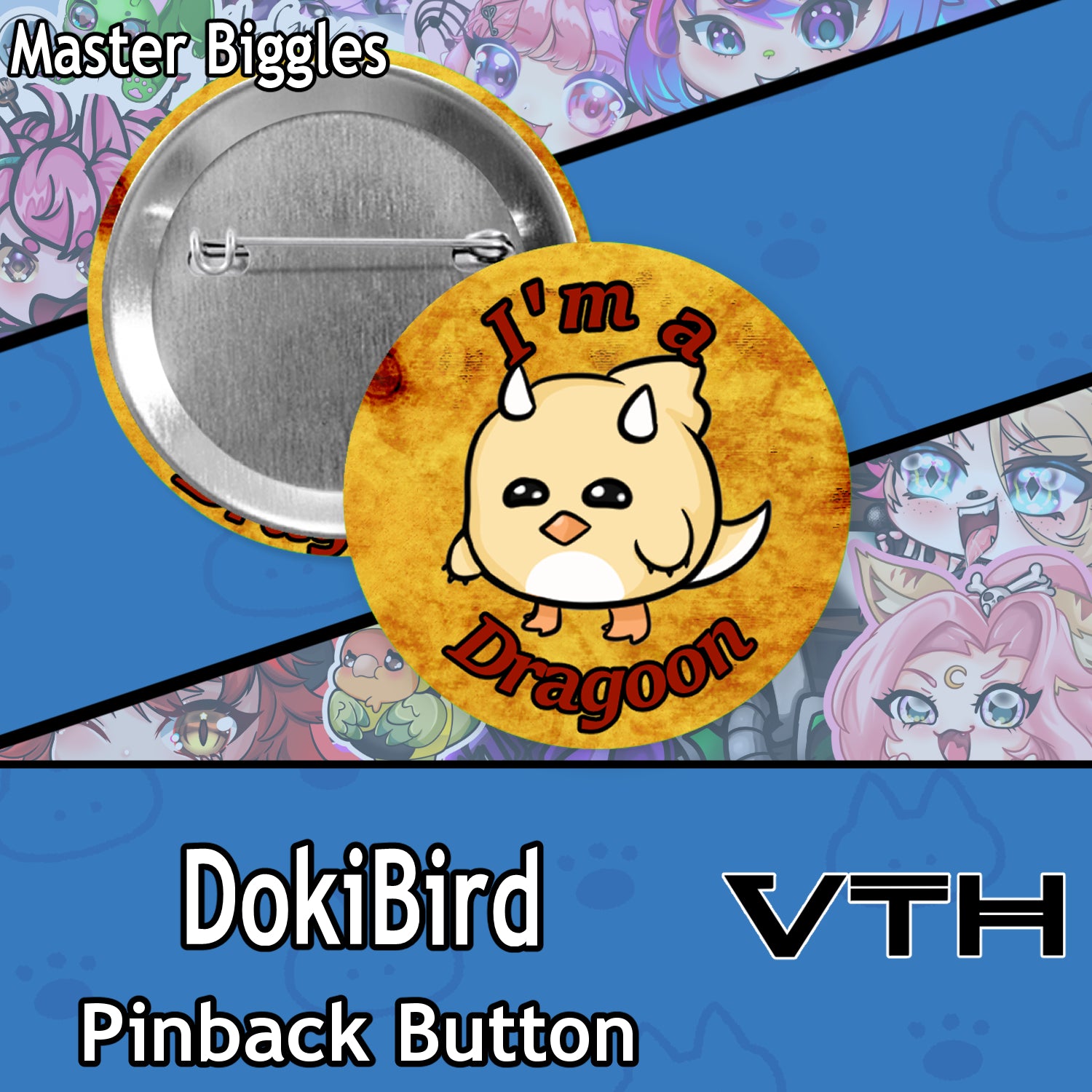Community Fan Pinback Buttons - Master biggles