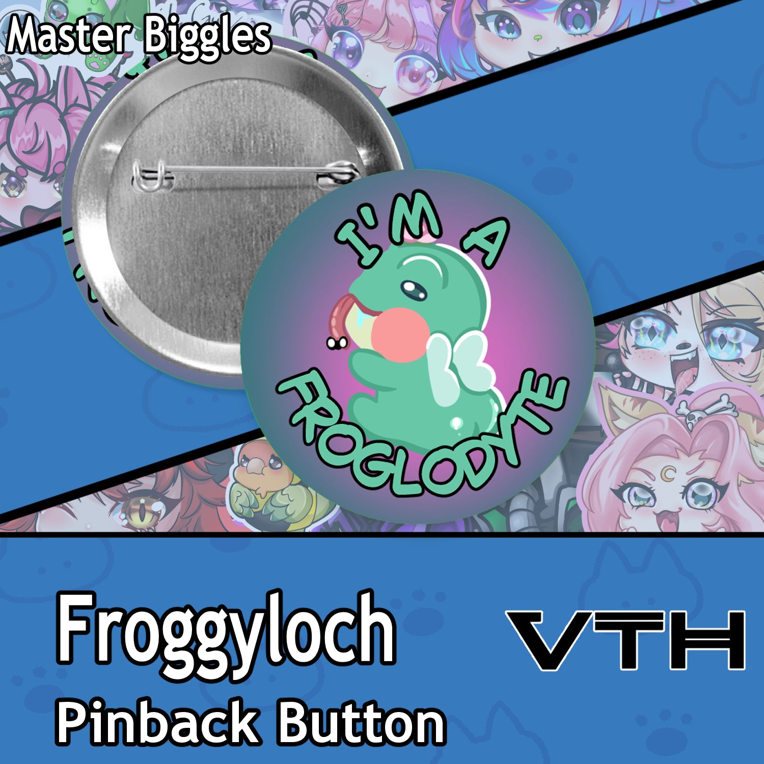 Community Fan Pinback Buttons - Master biggles