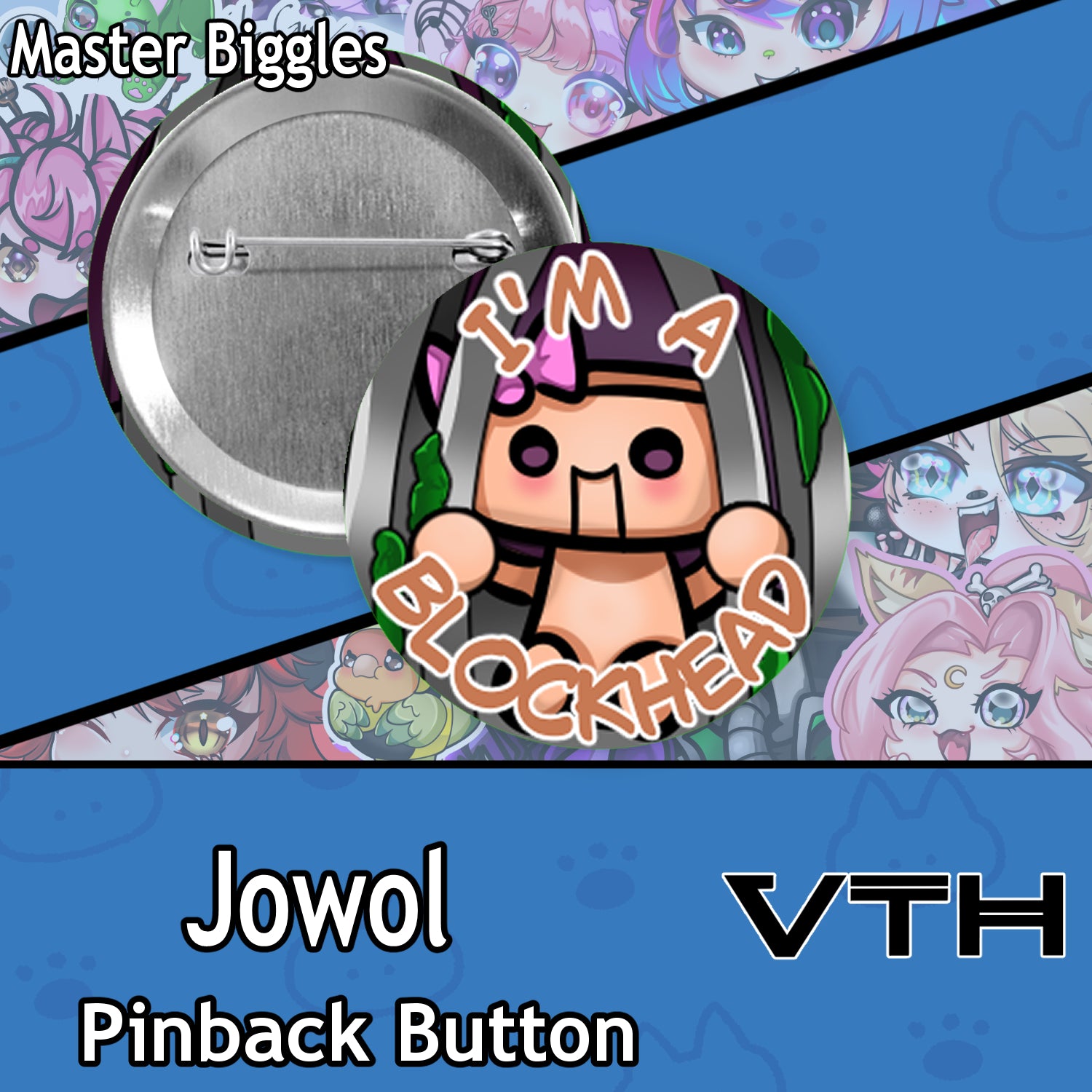 Community Fan Pinback Buttons - Master biggles