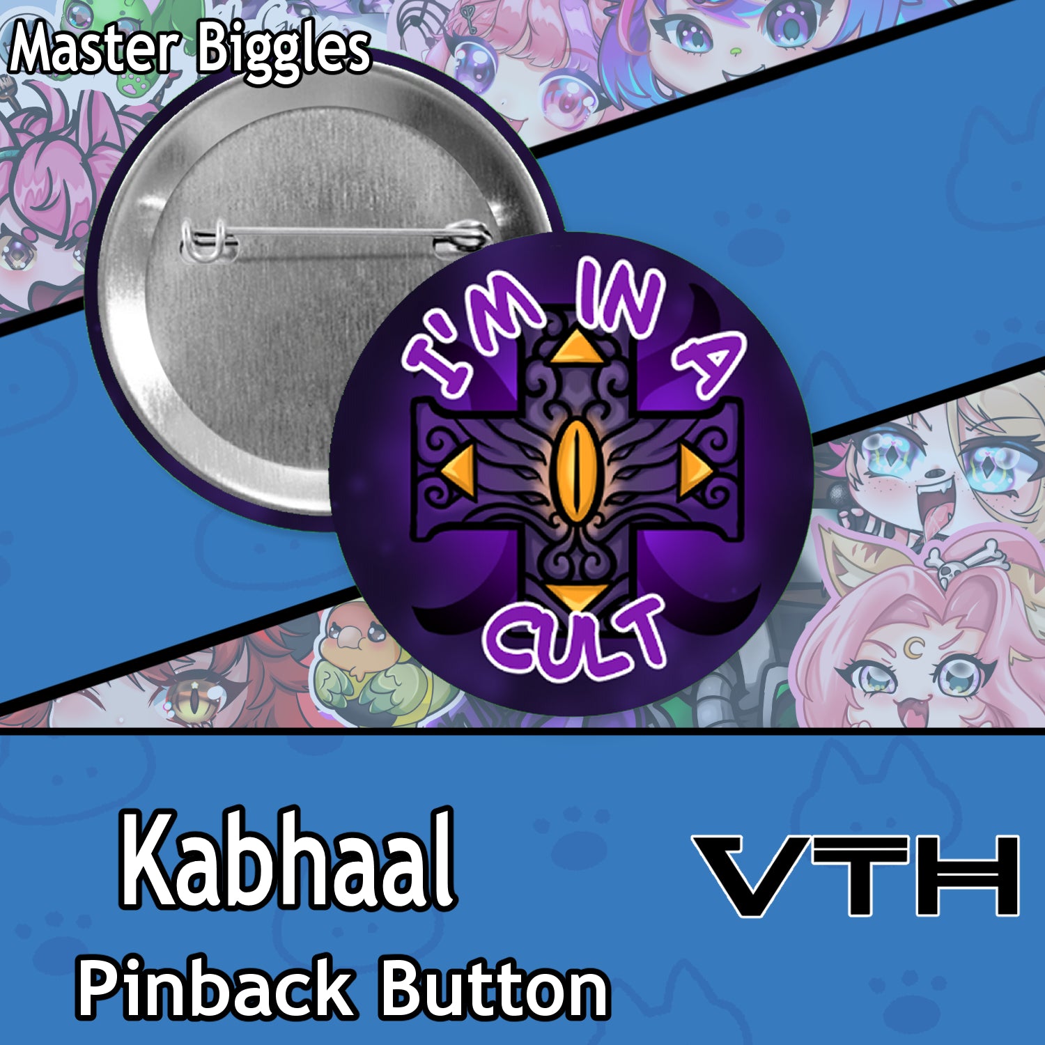Community Fan Pinback Buttons - Master biggles