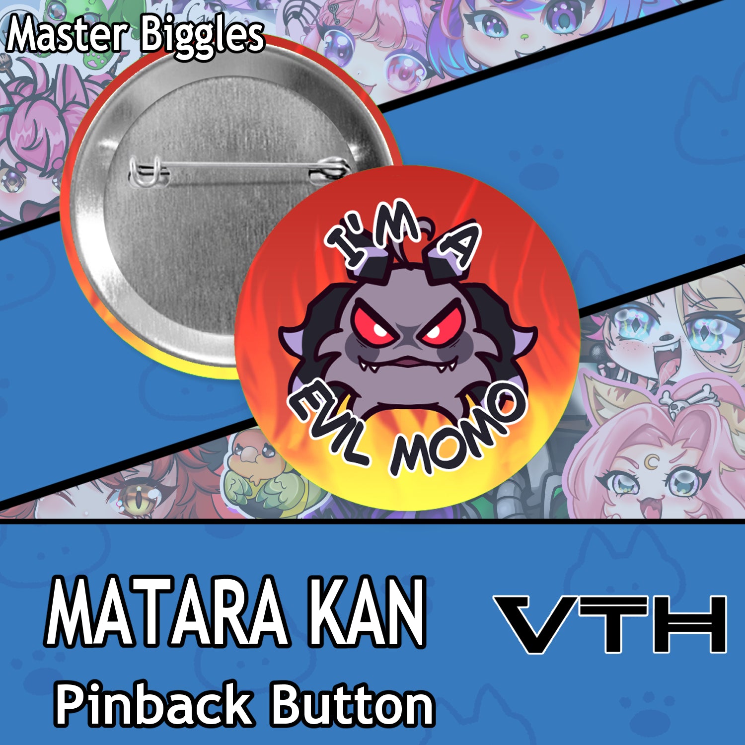 Community Fan Pinback Buttons - Master biggles