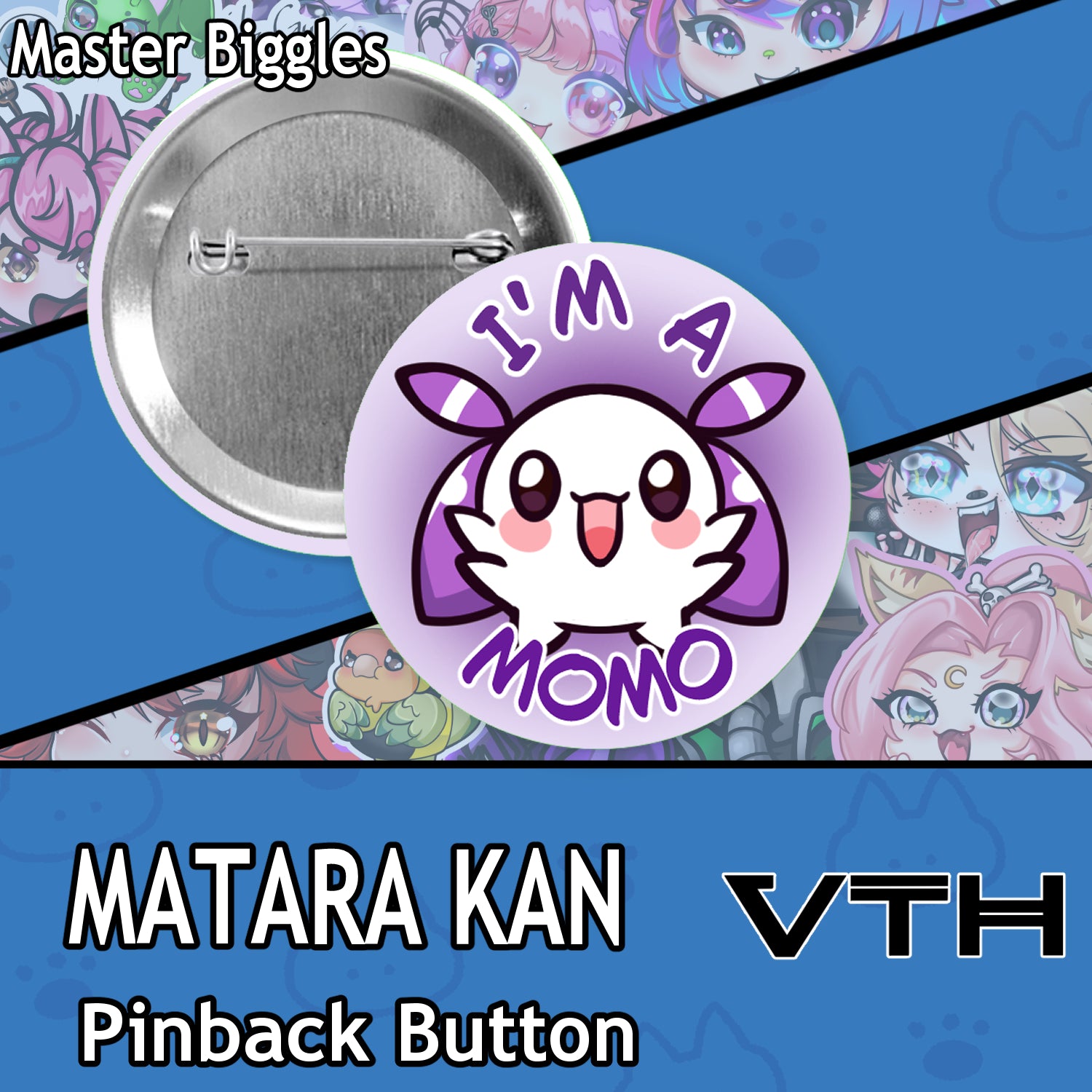Community Fan Pinback Buttons - Master biggles