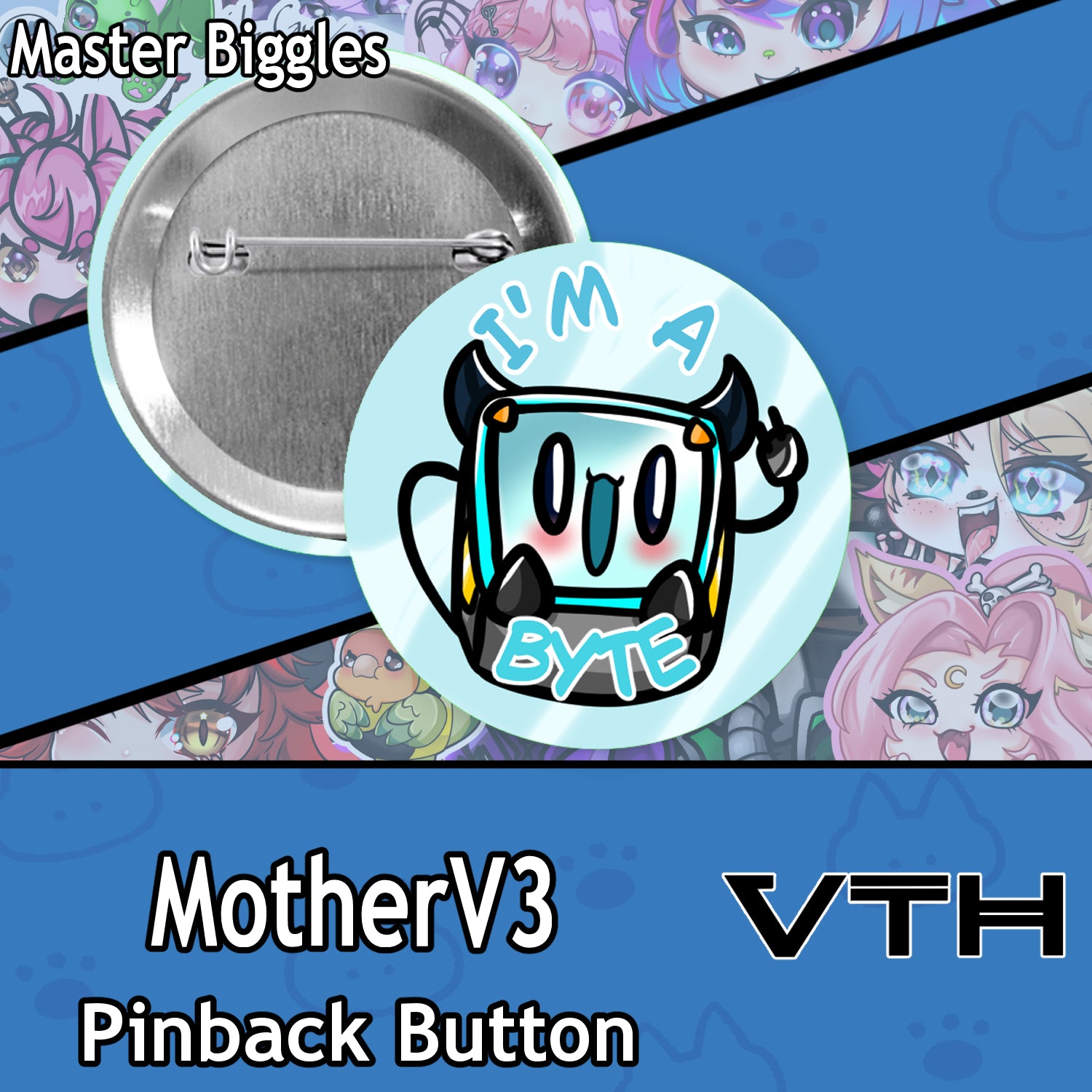 Community Fan Pinback Buttons - Master biggles
