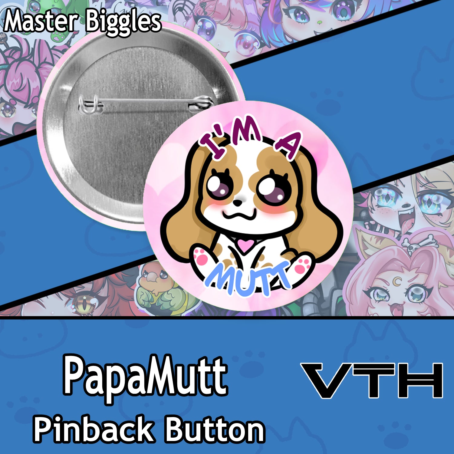 Community Fan Pinback Buttons - Master biggles