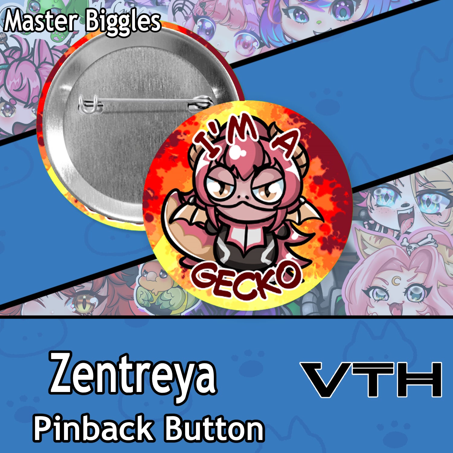 Community Fan Pinback Buttons - Master biggles