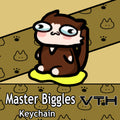Master Biggles Proud Pisser Keychain