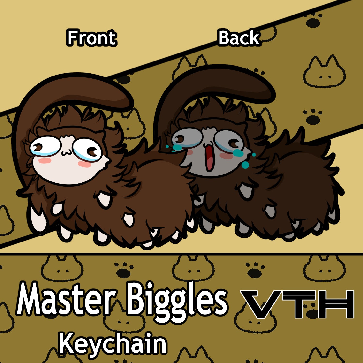 Master Biggles Cursed Worm Keychain