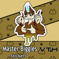 Master Biggles Eldritch Form Sticker