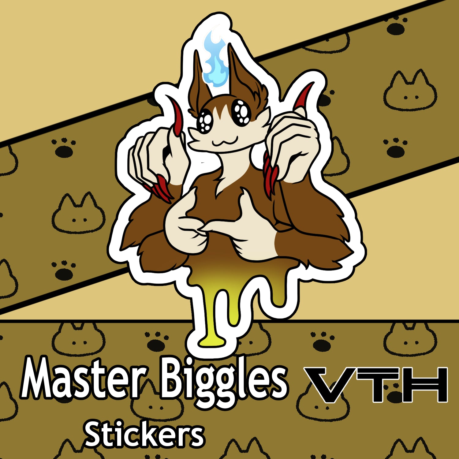 Master Biggles Eldritch Form Sticker
