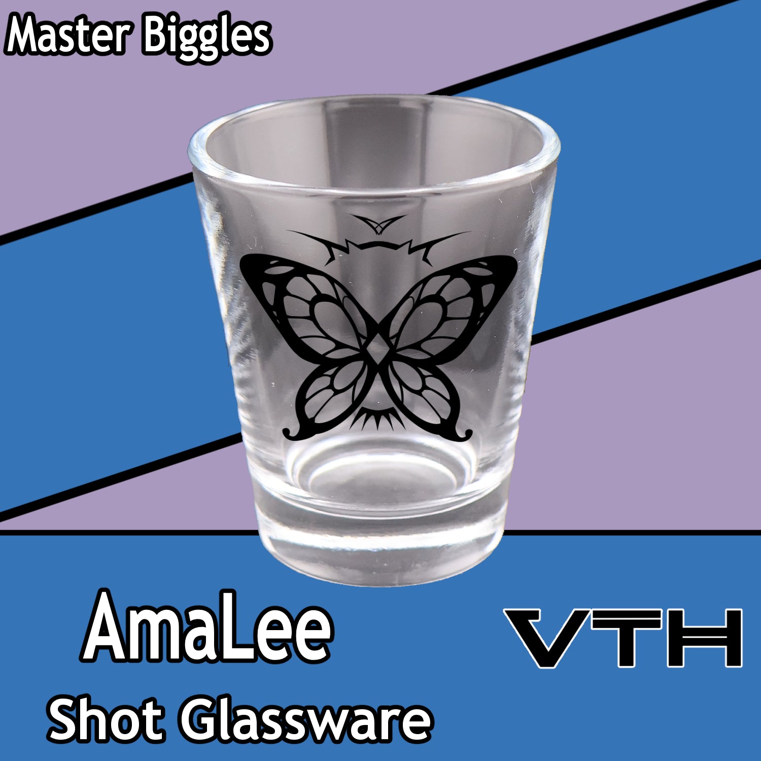 AmaLee Butterfly Shot Glass - Master Biggles