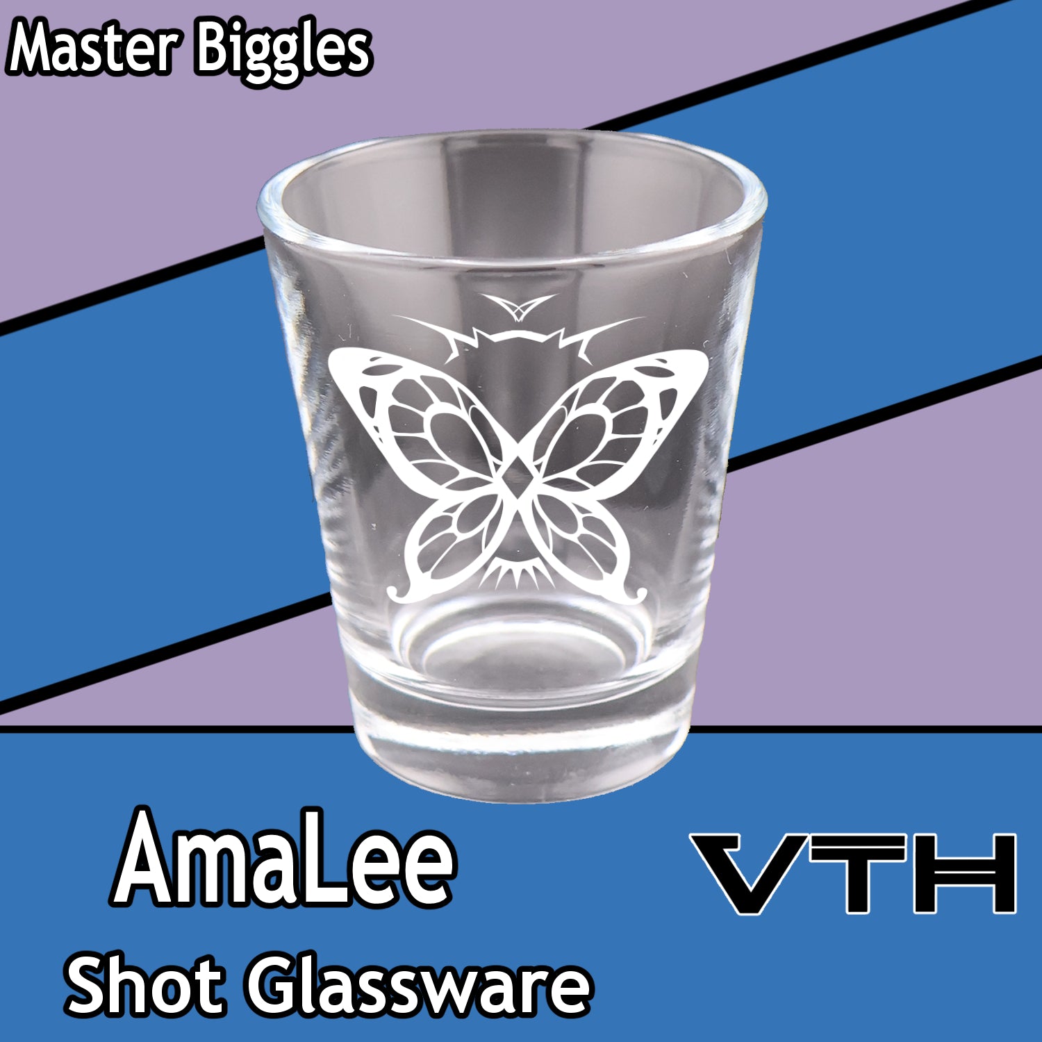 AmaLee Butterfly Shot Glass - Master Biggles