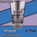 AmaLee Scuff Queen Pint Glass - Master Biggles