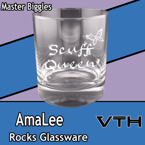 Amalee Scuff Queen Rocks Glass - Master Biggles